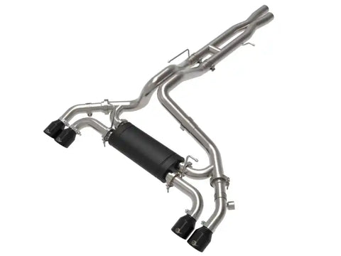 aFe 49-38098-B Vulcan Series 2.5in 304SS Cat-Back Exhaust 2021+ Jeep Wrangler 392 6.4L w/ Black Tips