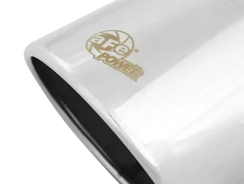 aFe 49T40604-P12 Diesel Exhaust Tip Bolt On Polished 4in Inlet x 6in Outlet 12in Length