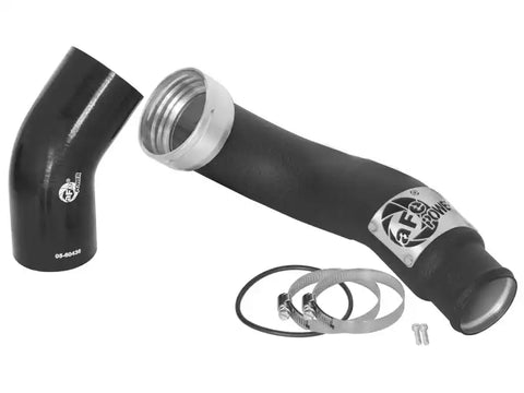 aFe 46-20249-B BladeRunner 3in Black Intercooler Tube Cold Side w/ Couplings & Clamps 11-13 BMW 335i 3.0L (t)