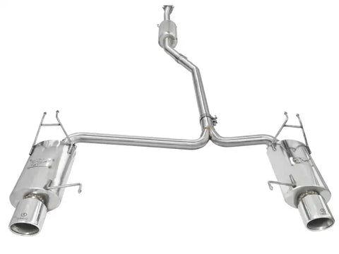 aFe 49-36612 Takeda Exhaust 2.25in to 2in Dia 304SS Cat-Back w/Polished Tips 08-12 Honda Accord Coupe V6 3.5L