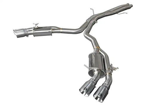 aFe 49-36427-P 18-20 Audi RS5 Coupe MACH Force-Xp 3in to 2.5in 304 SS Axle-Back Exhaust System-Quad Polish Tips