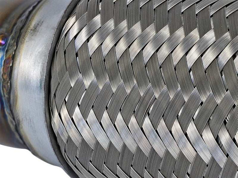 aFe 48-36605 Power Elite Twisted Steel 16-17 Honda Civic I4-1.5L (t) 2.5in Rear Down-Pipe Mid-Pipe