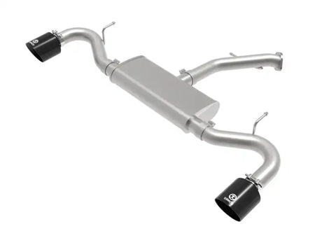 aFe 49-47016-B Takeda Series 2.5in 409 SS Axle-Back Exhaust 18-20 Hyundai Elantra GT L4-1.6L(t) w/ Black Tips