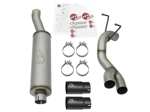 aFe 49-42057-B Rebel Series 3-1/2in 409 SS Cat-Back Exhaust System w/Black Tip RAM 2500/3500 14-17 V8 6.4L