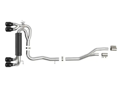 aFe 49-36350-B MACHForce XP Exhausts Cat-Back SS 19-21 BMW M2 Competition L6-3.0L w/Black Tips