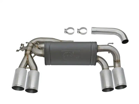 aFe 49-36333-P MACHForce XP 3in - 2 1/2in Axle Back 304SS Exhaust w/ Polished Tips 16-17 BMW M2 (f87)