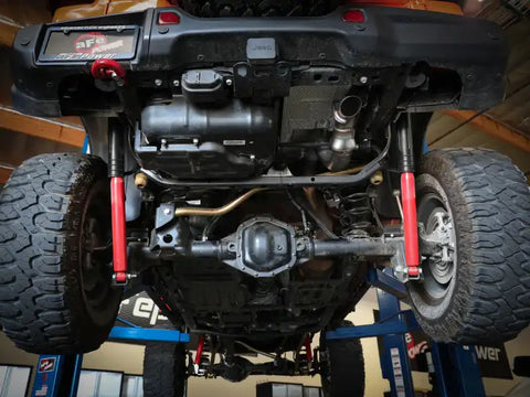 aFe 49-38091 20-21 Jeep Wrangler (JL) Large Bore-HD 3 IN 304 Stainless Steel DPF-Back Hi-Tuck Exhaust System