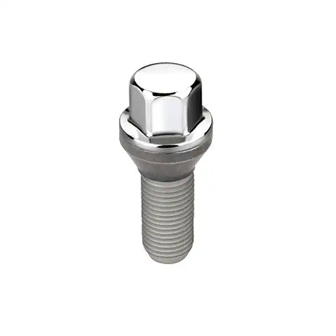 McGard Hex Lug Bolt (Cone Seat) M12X1.25 / 17mm 22.0mm Shank Length (Box of 50) - Chrome