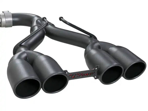 aFe 49-38073-B Rebel Series 2.5in 304 SS Cat-Back Exhaust w/ Black Tip 18-20 Jeep Wrangler (JL)