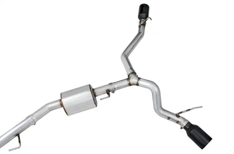 AWE 20-21 Jeep Gladiator JT 3.6L Tread Edition Cat-Back Dual Exhaust - Diamond Black Tip