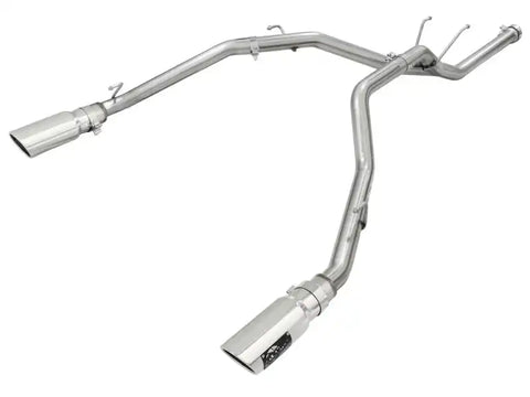 aFe 49-42041-P MACHForce XP DPF-Back Exhaust 2.5in SS with Polished Tips 2014 Dodge Ram 1500 V6 3.0L EcoDiesel