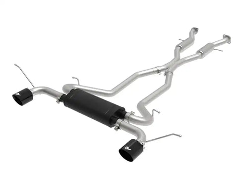 aFe 49-38085-B Vulcan Series 2.5in 304SS Cat-Back Exhaust 11-20 Jeep Grand Cherokee (WK2) 5.7L w/ Black Tips