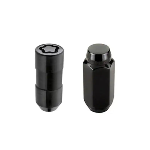 McGard 8 Lug Hex Install Kit w/Locks (Cone Seat Nut) M14X1.5 / 22mm 1.945in. Length - Black