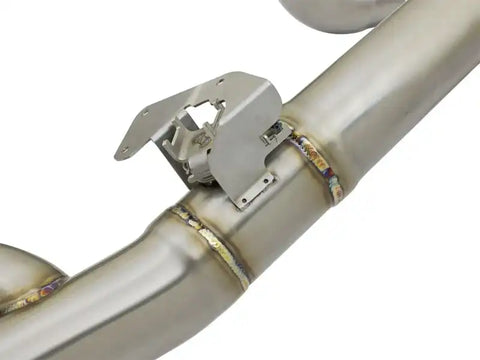aFe 49-34056-C MACHForce XP 3in -2 1/2in Axle Back SS Exhaust w/Carbon Fiber Tips 14-17 Chevy Corvette V8 6.2L