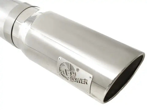 aFe 49-04041-P Atlas Exhaust 5in DPF-Back Al Steel 11-13 GM Diesel Trucks V8-6.6L (td) LML (Pol Tip)