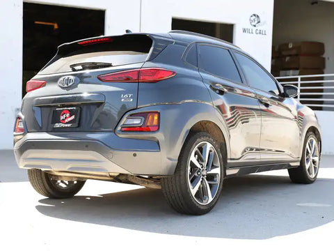 aFe 49-37017NM Takeda 2-1/2in 304 SS Axle-Back Exhaust (No Muffler) 18-21 Hyundai Kona L4 1.6L (t)