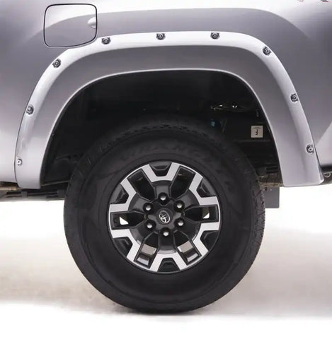 EGR 16+ Toyota Tacoma w/Mudflap Bolt-On Look Color Match Fender Flares - Set Silver Sky