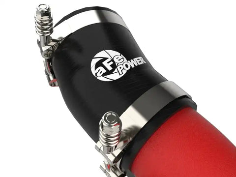 aFe 46-20504-R 18-21 Kia Singer V6-3.3L BladeRunner Alum Hot/Cold Charge Pipe Kit Red