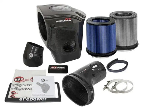 aFe 52-72204 Momentum Air Intake System PRO 5R w/ Extra Filter 2015 Dodge Challenger SRT Hellcat 6.2L (sc)