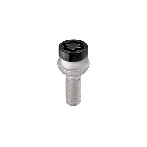 McGard Wheel Lock Bolt Set - 4pk. (Radius Seat) M14X1.5 / 17mm Hex 27.0mm Shank Length Black