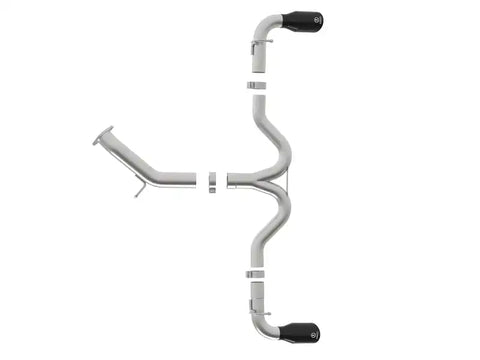 aFe 49-37002-1B Takeda 3-2.5in 304 SS Axle-Back Exh System w/Black Tip 2018 Hyundai Elantra GT Sport I4-1.6L (t)
