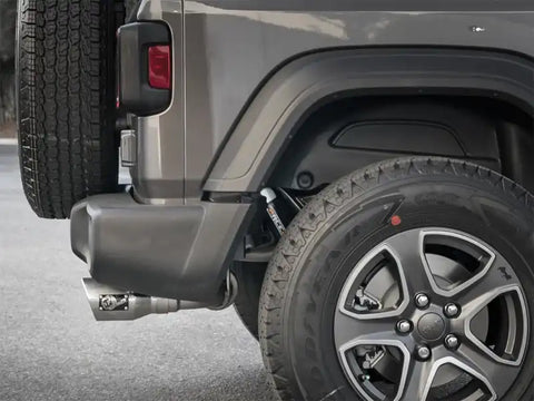 aFe 49-48066-P Rebel Series 2.5in 409 SS Cat-Back Exhaust w/ Polished Tips 2018+ Jeep Wrangler (JL) V6 3.6L