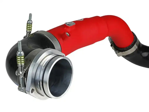 aFe 46-20398-R 2020 Toyota Supra 3.0L 3in Red Intercooler Tube - Hot