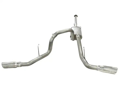 aFe 49-43056-P MACHForce XP Exhausts 3inSS Dual Side Exit Cat-Back 11-14 Ford F150 Ecoboost V6-3.5L (TT)