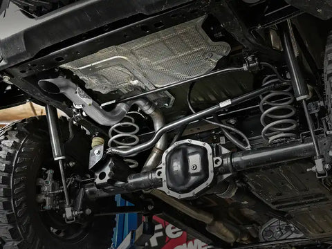 aFe 49-48070-1 MACH Force-Xp Axle-Back Exhaust System w/NoTip 18-20 Jeep Wrangler L4-2.0T / V6-3.6L