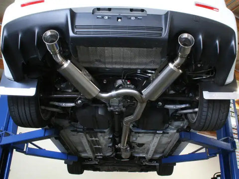 aFe 49-36701 Takeda Exhaust 304SS Dual Cat-Back w/ Polished Tips 08-13 Mitsubishi Lancer Evo X L4 2.0L Turbo