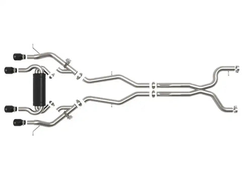 aFe 49-36351-B MACHForce XP Exhausts Cat-Back SS 21 BMW M2 Competition L6-3.0L w/Black Tips