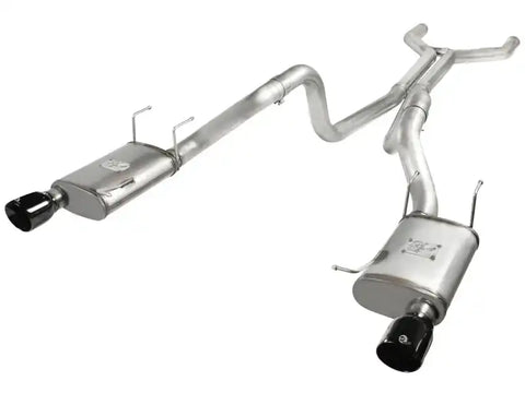 aFe 49-43049-B MACHForce XP Cat-Back Exhaust 3in SS w/ Black Tips 11-14 Ford Mustang GT V8 5.0L