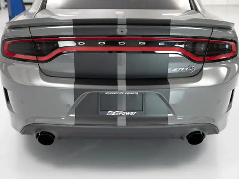 aFe 49C32068-B MACH Force-XP 4-1/2in Black OE Replacement Exhaust Tips - 15-19 Dodge Charger/Hellcat