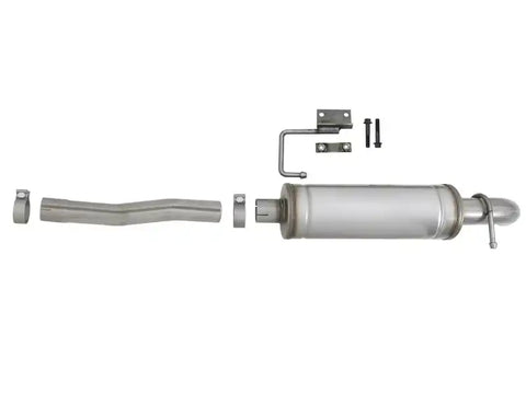 aFe 49-48069 Rock Duster 3in 409 SS Cat-Back Before Axle Turn-Down Exhaust 2018+ Jeep Wrangler (JL) V6 3.6L