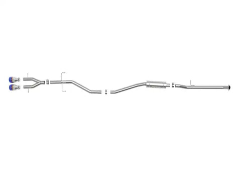 aFe 49-36620-L Takeda 2.5in 304SS Cat-Back Exhaust System 17-20 Honda Civic SI Coupe L4-1.5L (t) - BL Flame Tip