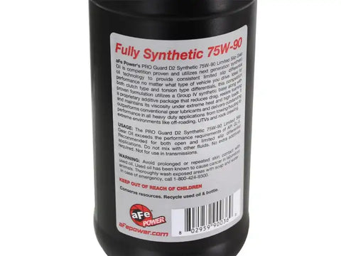 aFe 46-70152-WL Power Rear Diff Cover (Machined) 12 Bolt 9.75in 97-16 Ford F-150 w/ Gear Oil 6 QT