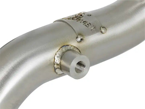 aFe 48-33016 Twisted Steel Header Up-Pipe 08-10 Ford Diesel Trucks V8-6.4L (td)