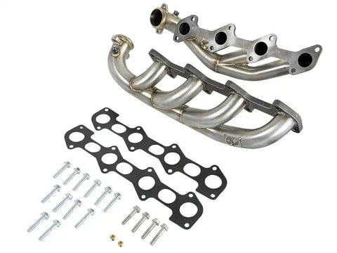 aFe 48-33022 Twisted Steel 1.75-2in 304 SS Headers 03-07 Ford Diesel Trucks V8-6.0L (td)