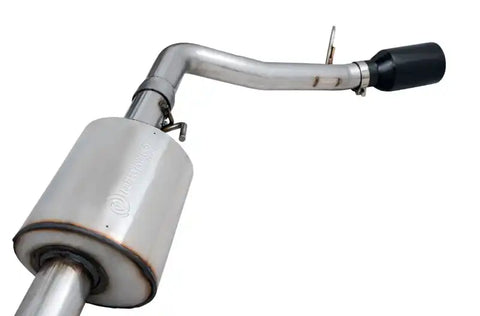 AWE 20-21 Jeep Gladiator JT 3.6L Tread Edition Cat-Back Single Side Exhaust - Diamond Black Tip