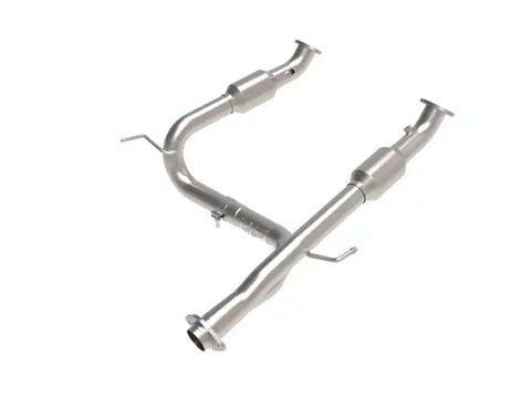 aFe 48-46006-RC Toyota Tacoma 05-15 V6-4.0L Twisted Steel Y-Pipe w/ Cat