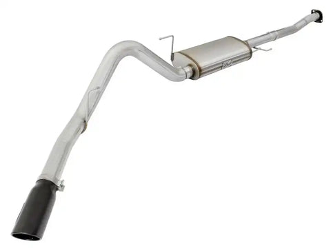 aFe 49-43068-B MACHForce XP SS Exhaust 3in to 3.5in Cat-Back w/ Black Tip 15 Ford F-150 EcoBoost V6 2.7/3.5Ltt