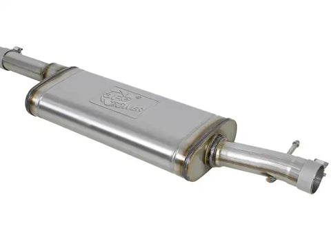 aFe 49-48054-B Rebel Series Cat-Back 2.5in Dual Center Exit SS Exhaust w/ Black Tips 07-14 Jeep Wrangler V6
