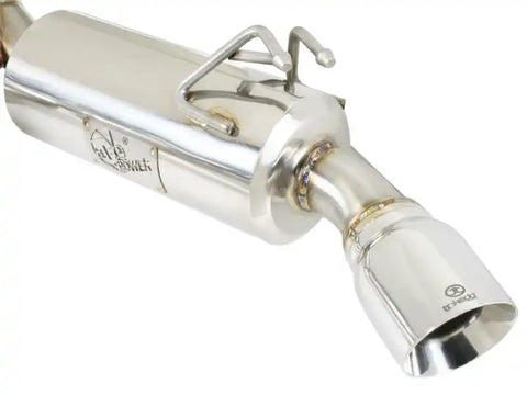 aFe 49-36701 Takeda Exhaust 304SS Dual Cat-Back w/ Polished Tips 08-13 Mitsubishi Lancer Evo X L4 2.0L Turbo