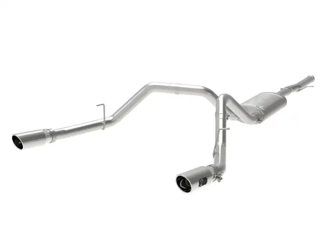 aFe 49-44111-P Apollo GT Series 3 IN 409 SS Cat-Back Exhaust System w/ Polish Tip GM Sierra 1500 09-18