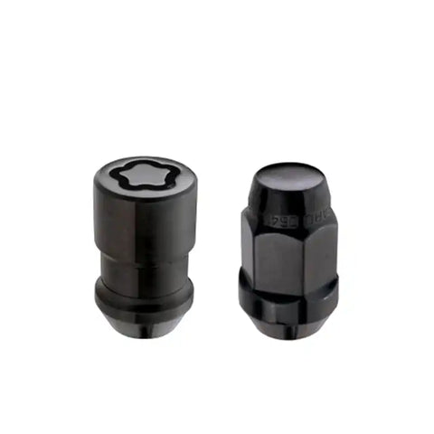 McGard Jeep Wrangler Install Kit (Cone Seat Bulge) 1/2-20 / 3/4 Hex (18 Lug Nuts 5 Locks) - Blk