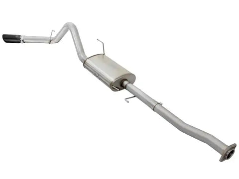 aFe 49-43068-B MACHForce XP SS Exhaust 3in to 3.5in Cat-Back w/ Black Tip 15 Ford F-150 EcoBoost V6 2.7/3.5Ltt