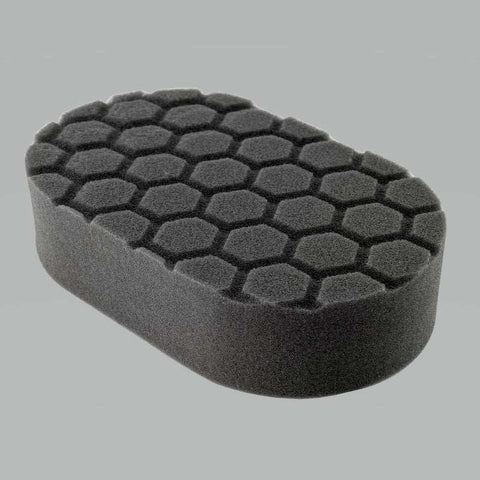 Chemical Guys Hex-Logic Finishing Hand Applicator Pad - Black - 3in x 6in x 1in - Case of 24