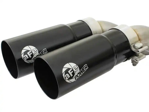 aFe 49-43080-B Rebel Exhausts 3in SS Cat-Back 09-14 Ford F-150 4.6/5.0/5.4L w/ Black Tips