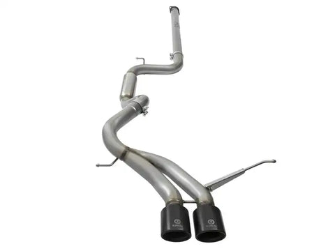 aFe 49-33083-B Takeda 3in SS Exhaust Cat-Back 13-16 Ford Focus ST 2.0L Black Tips