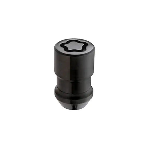 McGard Wheel Lock Nut Set - 5pk. (Cone Seat) 1/2-20 / 3/4 &13/16 Dual Hex 1.46in. Length Black